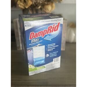 DampRid Max Moisture Absorber Fresh Scent Hanging Bag 4 pk-1lb.